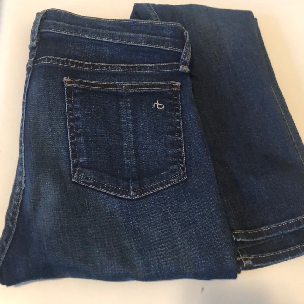Rag and bone high rise skinny
